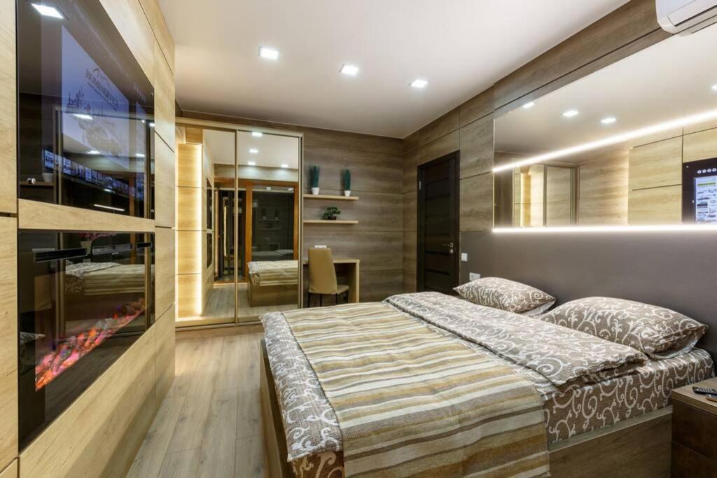 City Center. Panoramic Windows. Fireplace. Chisinau Exterior photo